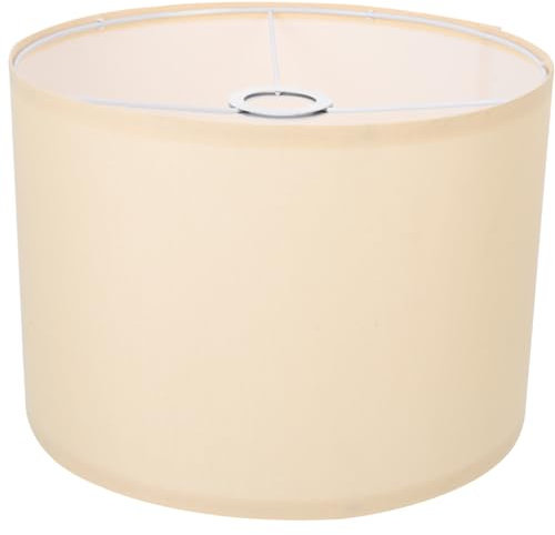 HOLIDYOYO pantalla de lino lámpara de estilo gigante cable Brillante noche dormitorio lampara escritorio rejas cubierta de lámpara de tela pantallas de lámparas de pie de lino planchar Beige