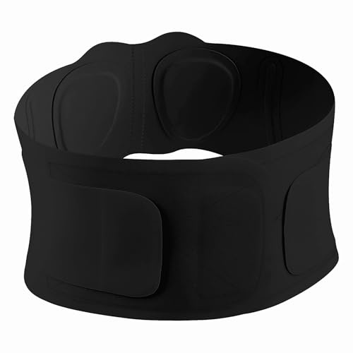 SJTJSPX Cinturón de apoyo de espalda para hombres y mujeres, soporte lumbar para aliviar el dolor lumbar, soporte lumbar, delgado, transpirable, cómodo, ajustable, protección lumbar mejorada para