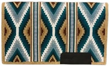 EQUIEMPRESS Sattelunterlage Western Ranch/Westernsatteldecke aus Neuseelandwolle, Top Wool Pad Sensor Flex (Anpassung möglich) A-845 (34 x 42)
