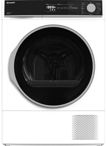 Sharp KD-NHH0S7GW21 10Kg Heat Pump Tumble Dryer - White - A++ Rated