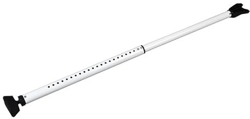 Adjustable Door Security Bar / 71-114cm Adjustable Anti-Theft Sliding Patio Lock Brace / 360 ° Rubber Anti-Slip Base/No Assembly Required, 1 PC