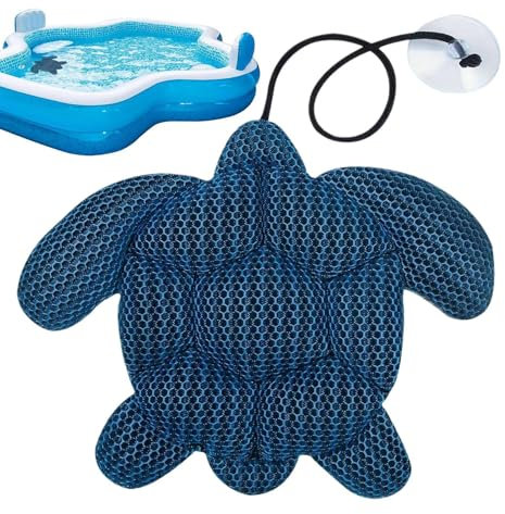 Hot Tub - Absorbeur de scum pour spa, éponge 3D réutilisable - Kit de nettoyage pour , piscine et spa - 27 x 24 cm - Forme de tortue