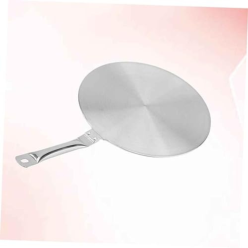 Hemobllo Placa Guía Térmica Disco Convertidor de Calor Portátil para Acero Inoxidable para Cocina de Inducción Cocina de Inducción Compatible Olla Cerámica y Sartén de Hierro