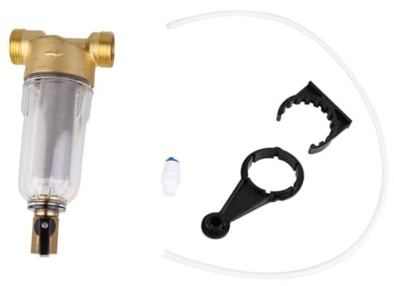 GALPADA Préfiltre Robuste pour Eau Domestique Filtre Sédiments avec Observation et Compatible Tuyaux Filetés Externes Points