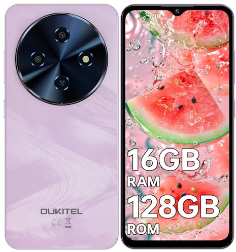 OUKITEL C5 (2025) Telephone Portable Pas Cher 16(4+12) Go+128Go/TF 1To, Smartphone Pas Cher Android 14, 6.52, 13MP Téléphone Portable 5000mAh, Smartphone Débloqués Double SIM 4G/Face ID/GPS/OTG