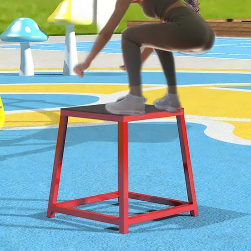 Hoppning Träning Progressiv Tränings-Plyolåda, Multifunktionell Gymnastikbänk för Hemmagym - Konditionering av Smidighet och Styrka(H-75cm/29.5in)