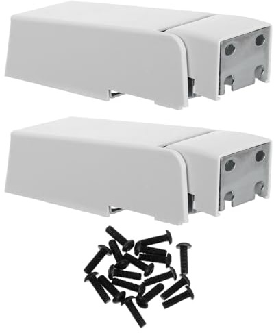 DIYEAH Kit De 2 Charnières À Ressort En Métal Pour Porte De Réfrigérateur-Congélateur Pièces De Rechange Pour Congélateur Coffre Avec 8 Vis Remplacement Facile