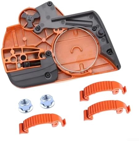 Conjunto de cubierta de embrague de motosierra con freno de cadena para 440 440E II X-For, pieza de repuesto 501388201 501388203, mantenimiento de reparación de herramientas eléctricas de jardín