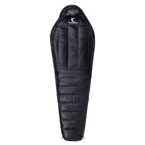 Yunhgft Mumienschlafsack Daune, Ultraleicht Winterschlafsack Erwachsene, Wasserabweisend für Outdoor Camping, 1000g & Füllung