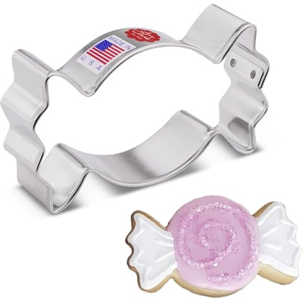 Christmas Candy Cookie Cutter, 3.75 Made in USA by Ann Clark