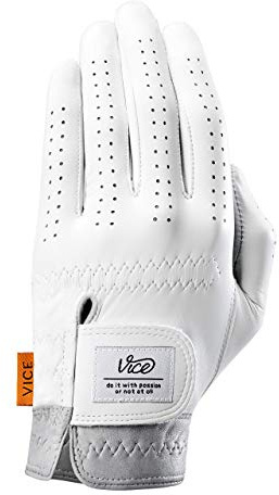 VICE Pure Golf Glove, White (Large)