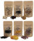 Getrocknete Fruechte im Set fuer Cocktail Deko und Gin, Mix mit 6 Sorten: Wacholderbeere, Limette, Hibiskusbluete, Ingwer 45g, Orange und Knospen der persischen Rose. Gin Gewürze Geschenkset