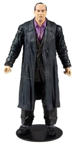McFarlane Toys, 18-tums DC Batman The Penguin actionfigur med 22 rörliga delar, samlarobjekt DC Batman filmfigur med stativbas och unikt samlarkort – åldrarna 12+
