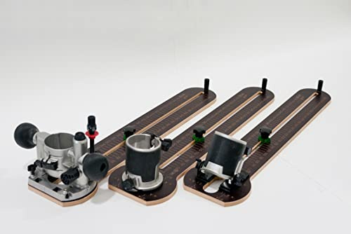 Fräszirkel Kreisschneider passend für Oberfräse Makita DRT50 RT0700 2,4cm bis 104,2cm inkl. Schrauben Griff drehbar Frässchablone mm Skala