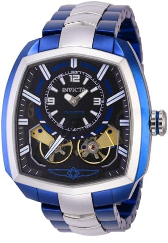Invicta Akula 44000 Herren Uhr - Wasserdicht - Analog - Automatikuhr - Edelstahl mit schwarzen zifferblat - 48mm