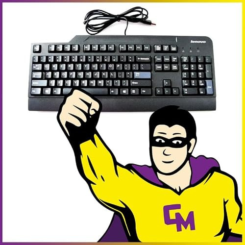 Lenovo Clavier USB PC AZERTY SK-8825 03X8602 Filaire Noir