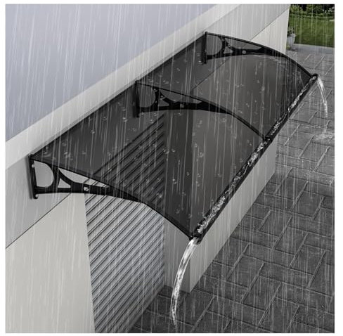 Riscaldamento per porta d'ingresso, tettuccio da giardino per porta d'ingresso, terrazza esterna, protezione solare, pioggia silenziosa, tettuccio per porta e finestre, tenda da sole a cupola, tenda