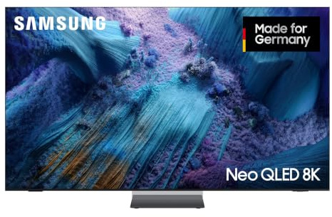Samsung Neo QLED 8K QN990F 85 Zoll (214 cm) Mini LED Fernseher, Antireflexion, NQ8 AI Gen3 Prozessor, 8K Upscaling Pro, Wireless One Connect, Art Store Galerie, Samsung Vision AI Smart TV
