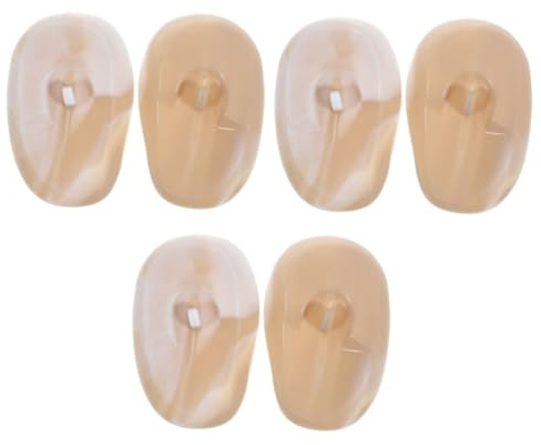 Happyyami 3 Pairs Silicone Ear Covers for Hair Dyeing Salon Use Ear Protectors for Hair Dryers Multi Functional