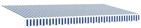 vidaXL Toldo retráctil Azul y 350 x 200 cm Poliéster y Aluminio