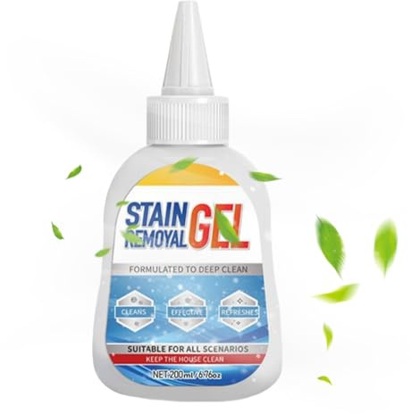 Nettoyant pour salle de bain - 200 ml - Gel nettoyant pour huile, évier, buanderie, mur, cuisine, salle de bain, taches de machine à la maison