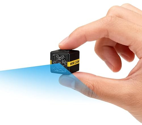 LKFACA Caméra Espion sans Fil 1080P,Micro Spy Cam Discrète Invisible avec Détection Mouvement Vision Nocturne pour Surveillance Maison,Camera Cachée sur Batterie Longue Autonomie