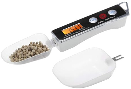 Cuchara métrica electrónica – Cucharas de medición en gramos, balanza de alimentos de precisión 500 g 0,05 g, pantalla LCD, herramienta de cocina | Solución de medición práctica para cocinar