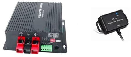Convertisseur Chargeur Intelligent Universel CC-DC Lifepo4 12V 90a Batterie Au Lithium-Plomb pour Camping-Car Yacht 4WD Onduleur(Main BT10)