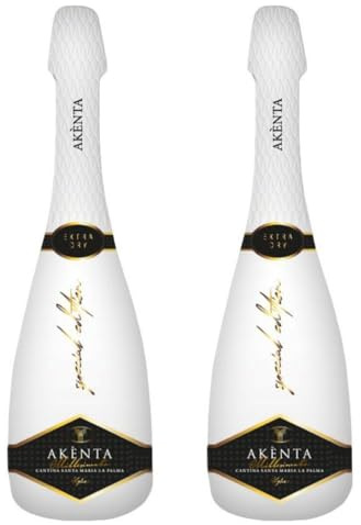 Akenta Vermentino Spumante Extra Dry Special Edition - Santa Maria La Palma - 2 Bottiglie da 75 Cl