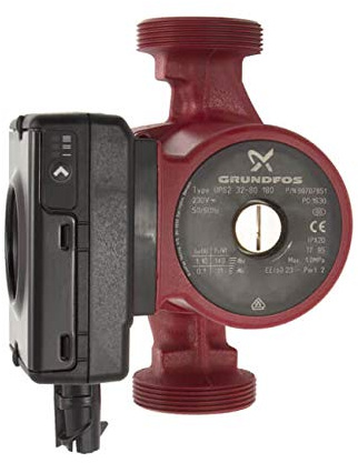 Grundfos UPS2 32-80 (180) A+ Eff. Domestic, Light Commercial Heating Circulator Pump 240V 98707851