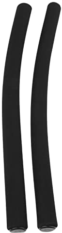 Amagogo Fahrrad Lenkergriffe Abdeckung Schwamm Schaumgummischlauch Flexible Schneidbare Lenkerabdeckung Schaumgriffe,Packung mit 2, Matt-schwarz