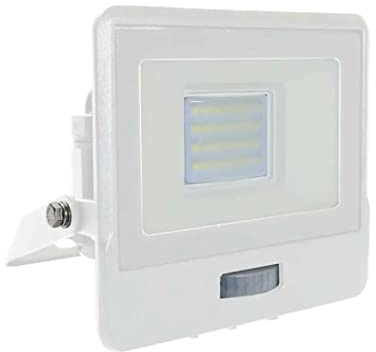 V-TAC Outdoor LED Floodlight with Samsung Chip 20W with PIR Sensor White Waterproof Natural White Light