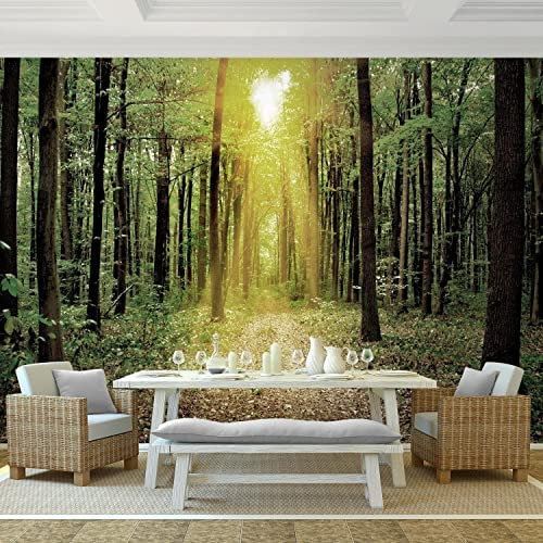 Décalcomanie De Papier Peint Pelable Et Autocollant Pour Décoration Murale Paysage De Jungle Verte Bricolage Mur Art Peintures Murales Maison Décoration Murale Pour 400 (largeur) x 280 (hauteur) cm