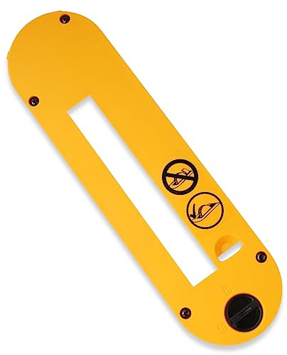 DWE7402DI Table Saw Accessories Dado Throat Plate Fits for DeWalt Table Saw 10 Inch, Dado Blades for DeWalt Table Saw DWE7490, DWE7491, DWE7491RS, DWE7492 (Yellow, 1PCS) | Yellow DWE7402DI dado insert plate fits DeWalt 10 table saws DWE7490, DWE7491, DWE7491RS, DWE7492.