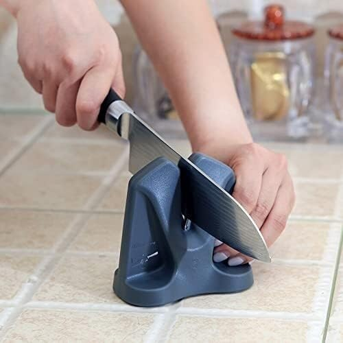 MAHWER Knife Sharpener， Knife Sharpener Kitchen Sharpening Stone Blade Sharpening Grinder Carbide Honing Grind Stones