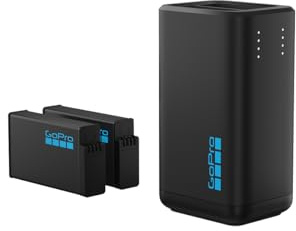 GoPro Dual Battery Charger + 2 Enduro Rechargeable Batteries for MAX2 - Official Accessory