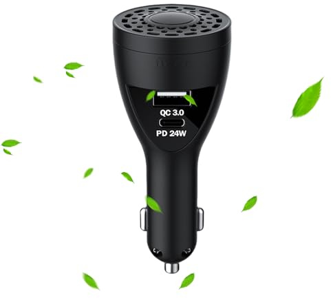 Bildoftfriska Bil Dofter USB C Telefonladdare | Luktneutraliserande Resetillbehör För De Flesta Smartphones