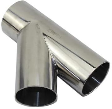 Auto Auspuffblende 304 Edelstahl Universal Auspuffrohr Geschweißte Schalldämpfer Anschluss Fitting Typ Drei-weg(45mm)