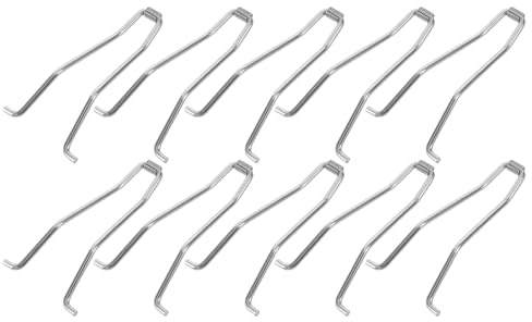 Schnappfeder für Nagelknipser 10 Stück, Silber, Kunststoff Edelstahl | Ersatzteile für Nageltrimmer, Schnelle Werkzeugfreie Montage, Handlich für Zuhause und Unterwegs