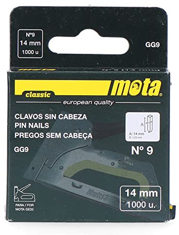 CLAVO NÚMERO 9, 1000 UNI GG9 MOTA