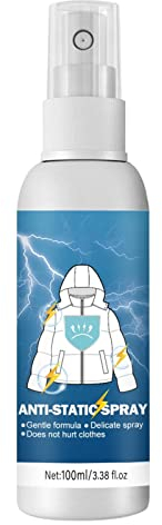 Pomurom Static Spray for Clothes | Static Cling Remover Fabric Care Spray,Portable Anti-Static Spray Odorless for Clothing, 3.5fl oz / 100ml