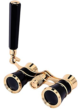 Josenidny Schwarz 3X25 Opera Fernglas Beschichtetes Objektiv Teleskop Opera Gläser Beschichtete Theater Glas Dame Glas Frauen Mädchen Geschenke