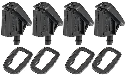 A ABSOPRO Parabrezza Lavatrice Ugello Per Ford Nero 4pz BM5117666AB | No. BM5117666AB, Colore Nero, Materiale Plastica, Dimensioni 38x30x20mm, Sostituzione Rapida E Facile