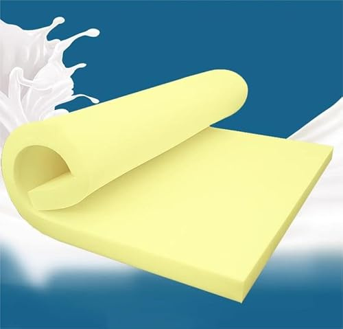 MOTTK 3/5/7/10cm dick Memory-Schaum Schaumstoff-Sitzkissen,Sitzgelegenheit Sitzpolster für Terrassenkissen Barhocker Sitzerhöhung Ersatz-Schaumstoff (3cm dick,100x50cm)