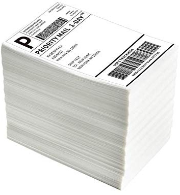 Thermopapier Thermische Versandetiketten 4x6 Zoll 500 Seiten 100x150mm Versandaufkleber Papierrollen for thermische Drucker Thermorollen