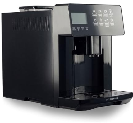 Air Essence Macchina da caffè Superautomatica Coffee Aroma, Macinatura Conica in Acciaio Inossidabile, Doppia Preparazione, Impostazioni Personalizzate, ULKA con Pompa dell'Acqua Italiana (19 bar).
