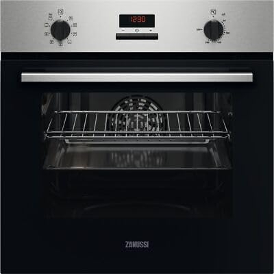 Zanussi ZOHHE2X2 Built In Electric Single Oven - Stainless Steel - A Rated