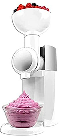 Macchina per Il Gelato, Frutta Dolce Sana Soft Serve Maker per Servire Morbido Gelato, per Frozen Yogurt, Gelato Morbido, Sorbetto, White