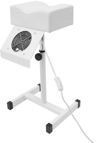 WINZING Mobile Pediküre Stuhl Fußpflegestuhl mit Absaugung, Höhenverstellbarer Salon Hocker, Leicht & Rollbar für Professionelle Fußpflege und Hausgebrauch, Robustes Design