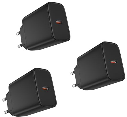 DEESOOCO 45W Chargeur USB C Rapide pour Samsung Galaxy S25/S24/S23/S22/S21 Ultra/S20/A53/A52/S10/S9, pour iPhone 17/16/15 Prise USB C Charge Rapide USBC Chargeur Secteur Adaptateur Embout Bloc Type C